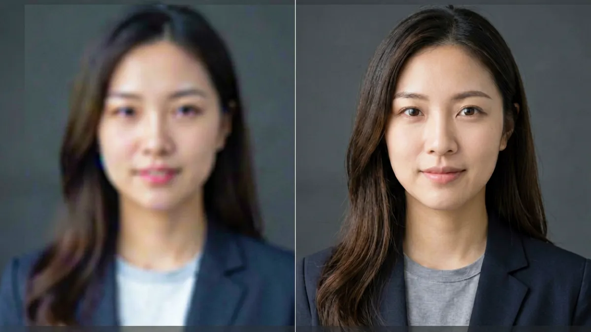 52av - 视频码率与画质关系对比示意图，左侧低码率模糊画面与右侧高码率清晰画面对比